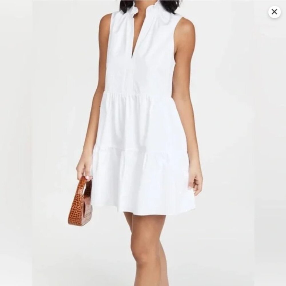 Amanda Uprichard Sleeveless Saffron Dress White Sz M